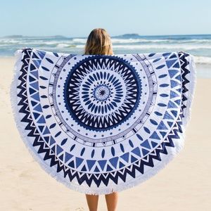 The Beach People Majorelle Round Towel